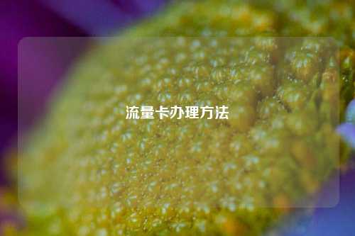 流量卡办理方法  第1张