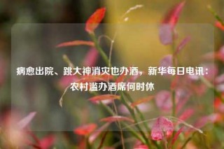 病愈出院、跳大神消灾也办酒，新华每日电讯：农村滥办酒席何时休