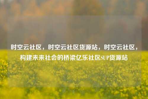 时空云社区，时空云社区货源站	，时空云社区，构建未来社会的桥梁亿乐社区SUP货源站  第1张