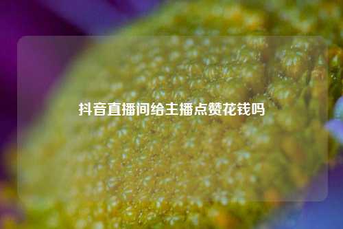 抖音直播间给主播点赞花钱吗  第1张